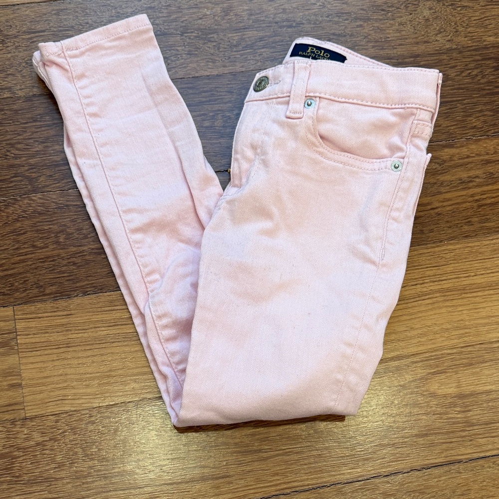Polo by Ralph Lauren Girls  Pink Skinny Jeans